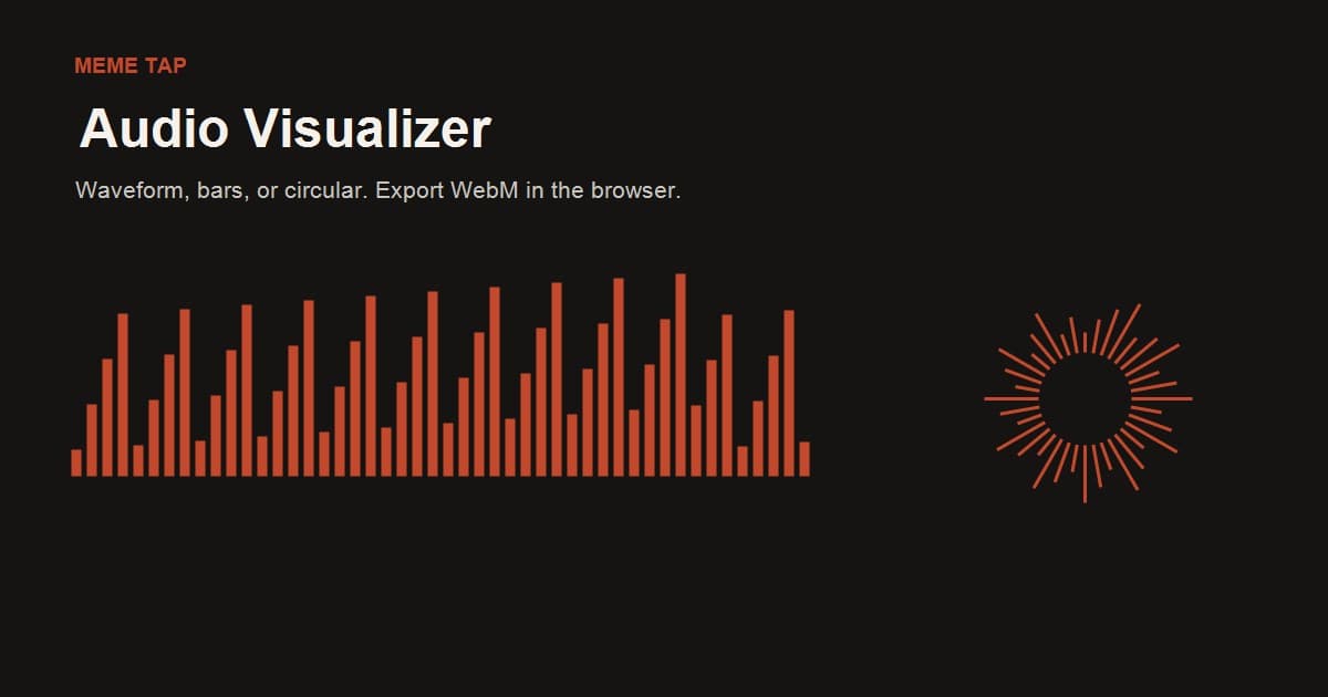 Audio visualizer